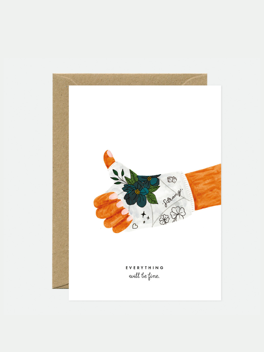 Everything Will Be Fine - A6 Card