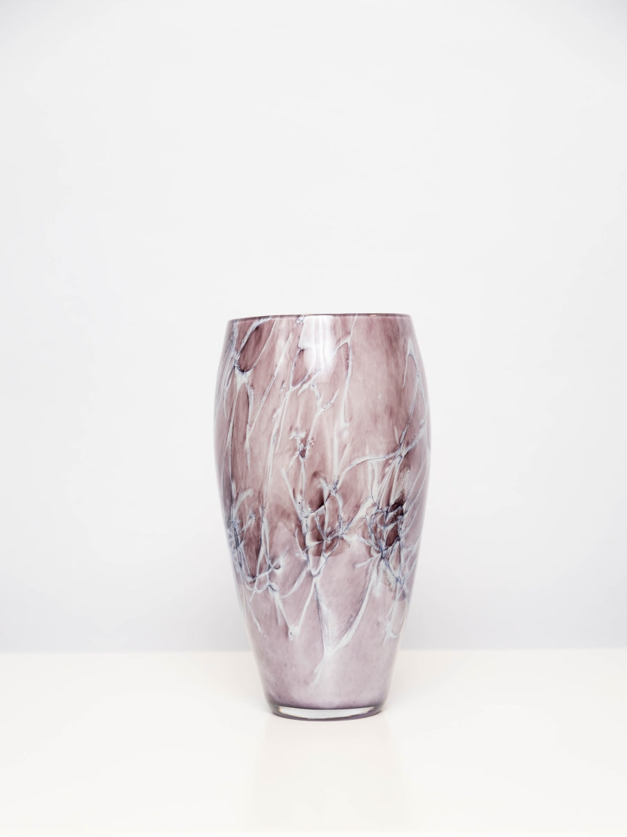 Fidrio Oval Vase - Mauve