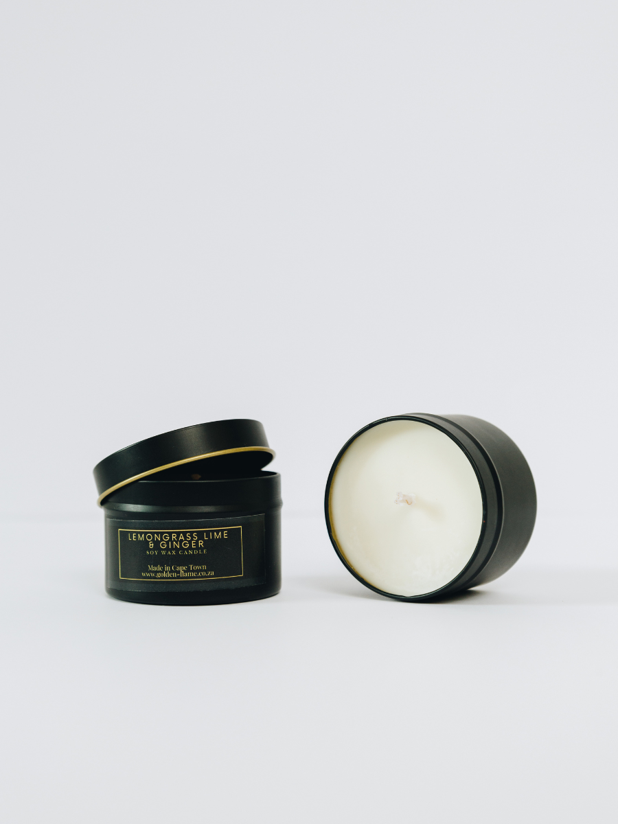 Travel Tin Candle - Lemongrass Lime Ginger