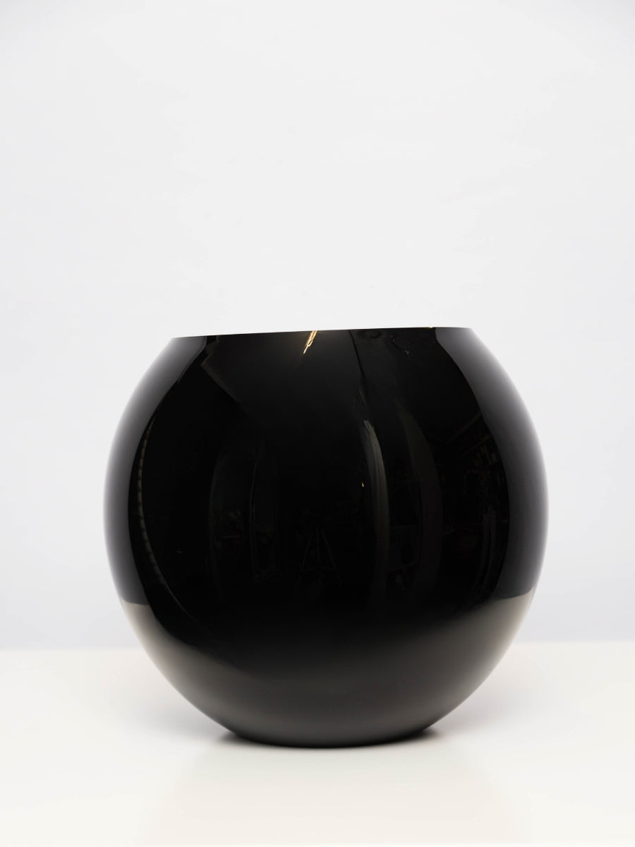 Black Bubble Ball Vase (Large)