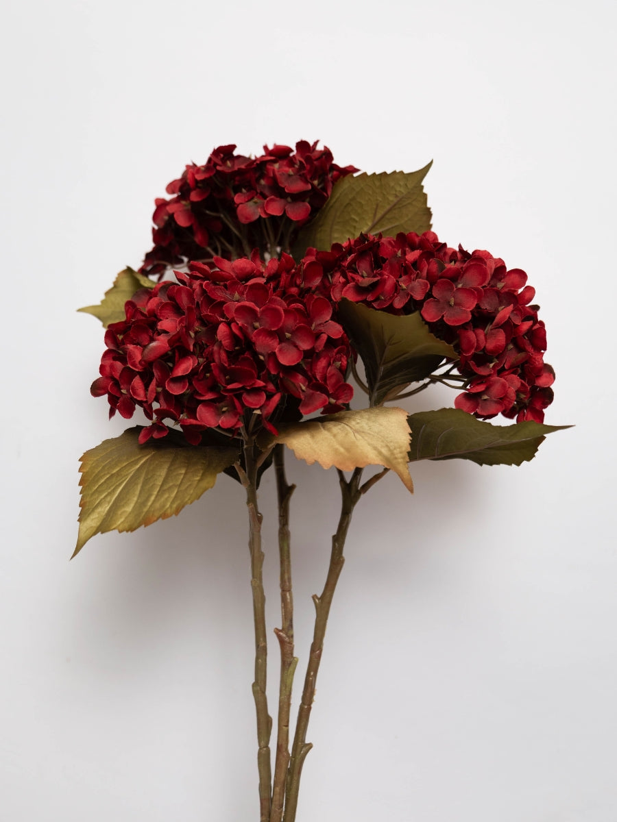 Silk Hydrangea - Red