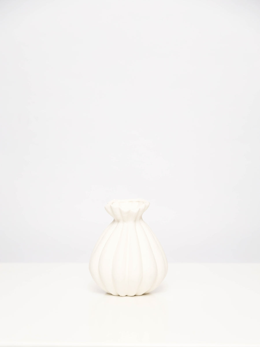 White Torba Bud Vase (Small)